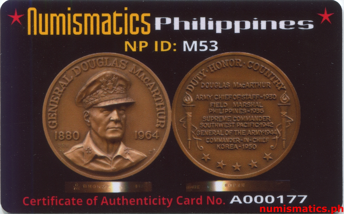 1971 Douglas MacArthur Field Marshal Philippines Medal