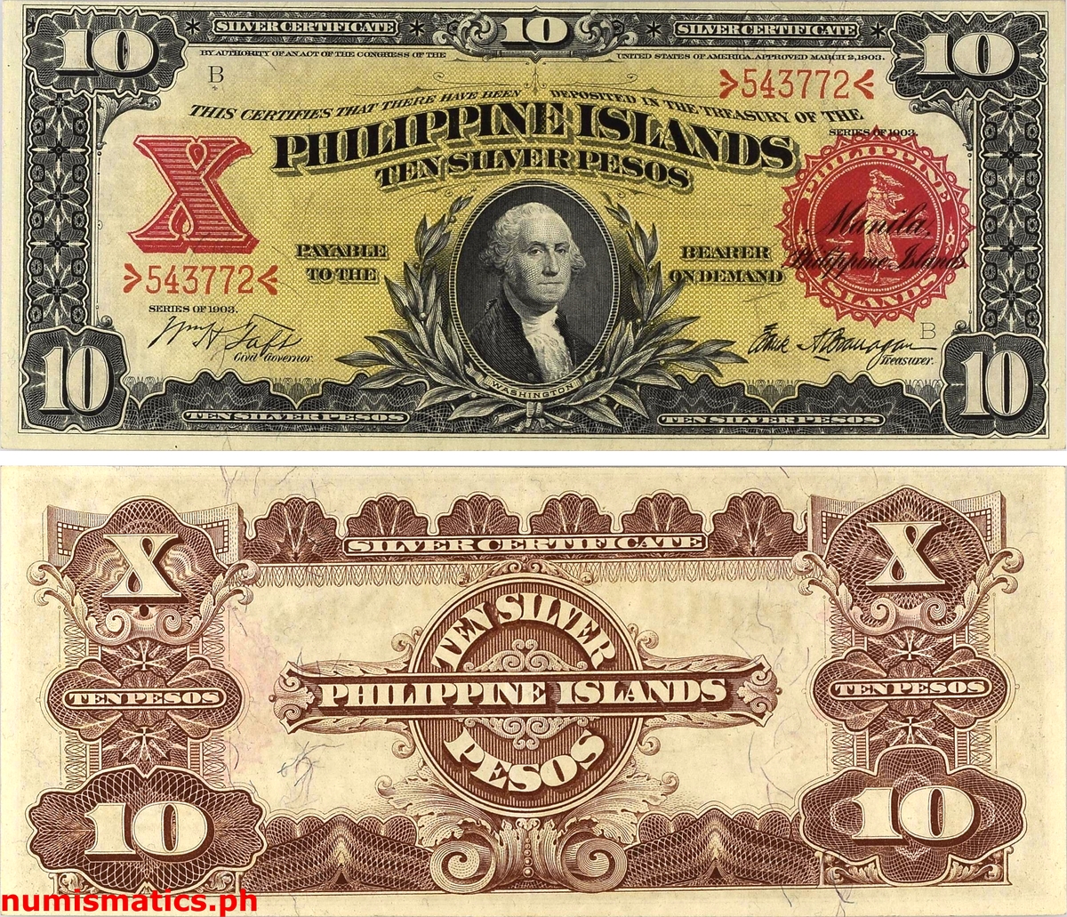 500 Pesos Silver Certificate (1906-1916)