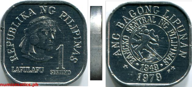 1979 FM 1 Sentimo Brilliant Uncirculated Ang Bagong Lipunan Coin