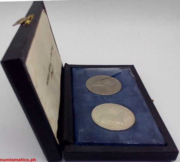 1970 Pope Paul VI Visit to the Philippines Coin Set Box Open Side 2