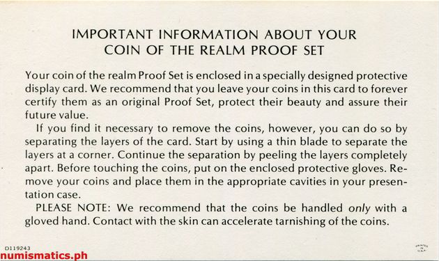 1976 (8) Proof Coin Set Literature 3