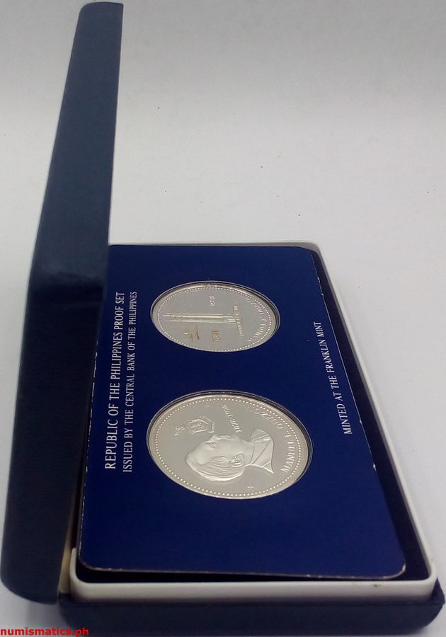 1978 (2) Manuel L. Quezon Proof Coin Set Box Side 2