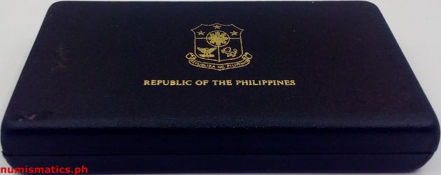 1978 (2) Manuel L. Quezon Proof Coin Set Box