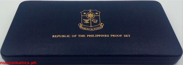 1978 (8) Manuel L. Quezon Proof Coin Set Box