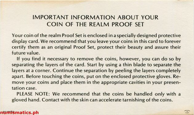 1979 (8) Proof Coin Set Literature 3