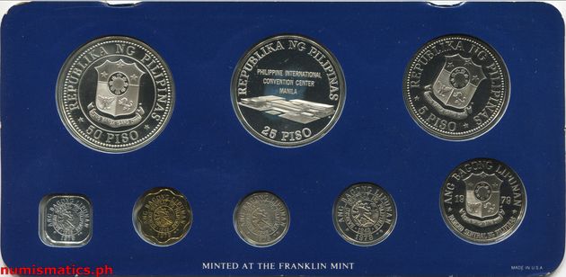 1979 (8) Proof Coin Set Reverse