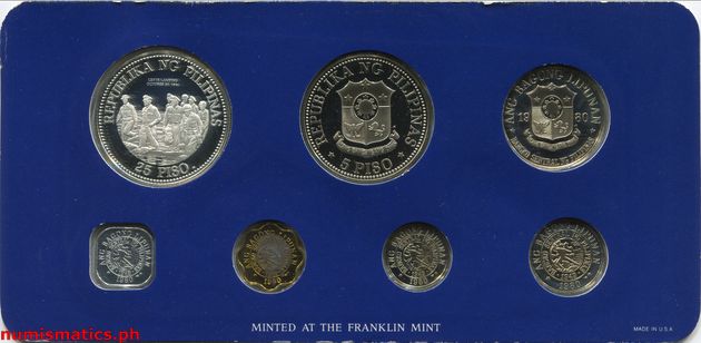 1980 General Douglas MacArthur Coin Set Reverse