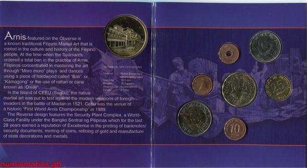 2005 Arnis 3 Coin Set