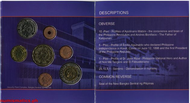 2005 Arnis 4 Coin Set