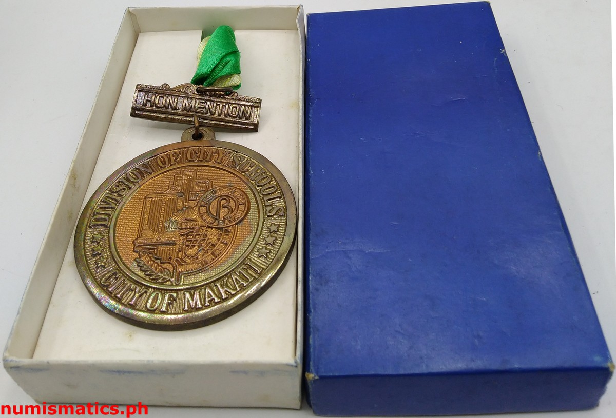 Division of City Schools City of Makati Honorable Mention Medal Box