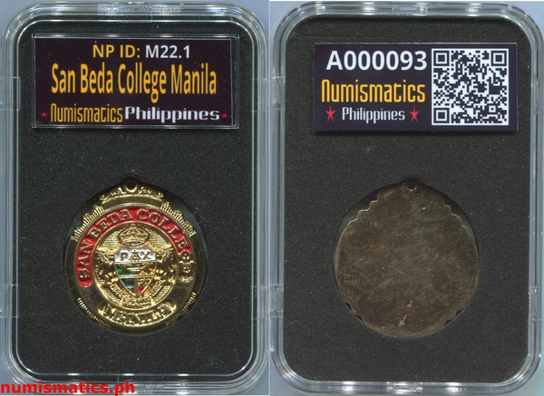 San Beda College Manila Gold A000093 Slab