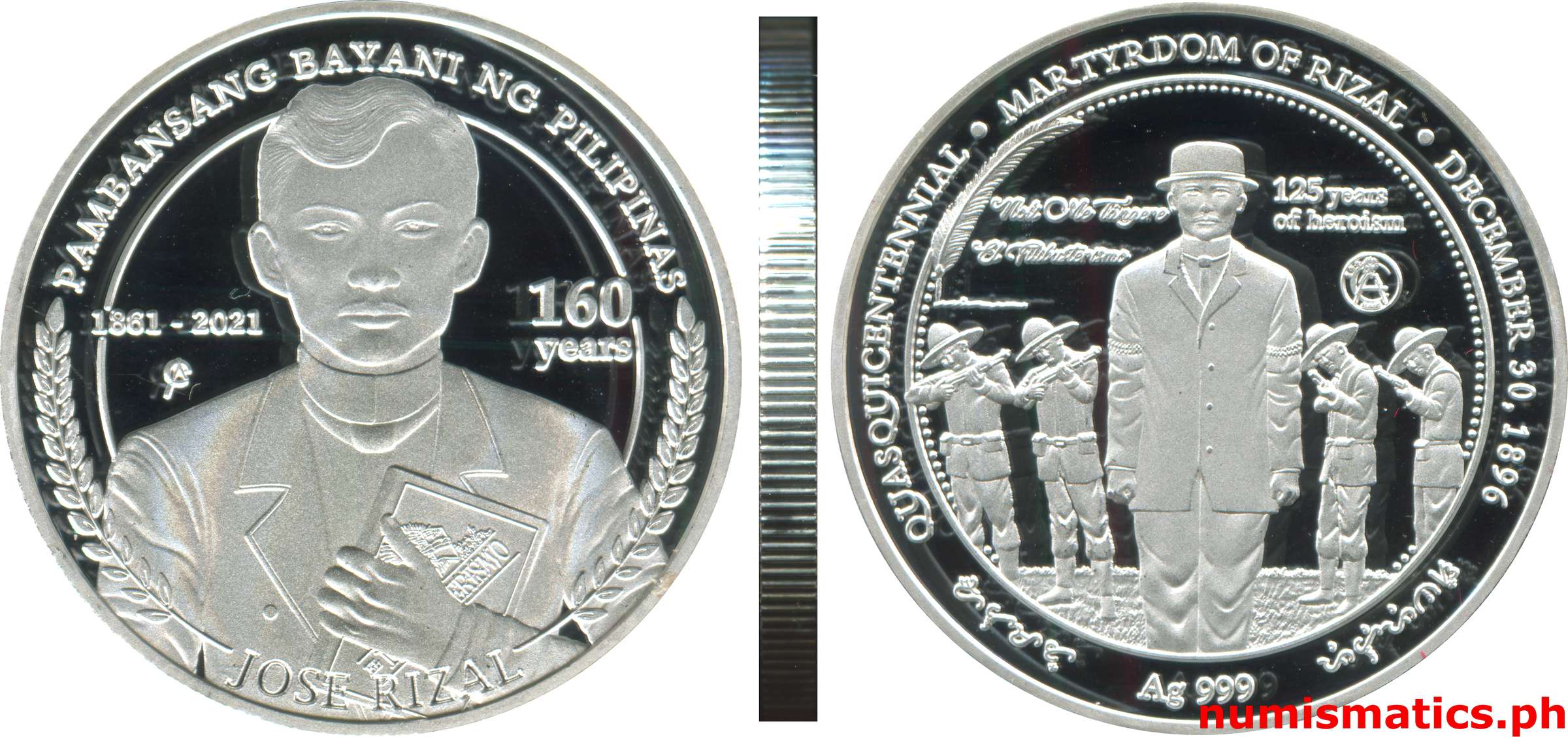 2021 Jose Rizal 160th Birth Anniversary Medal