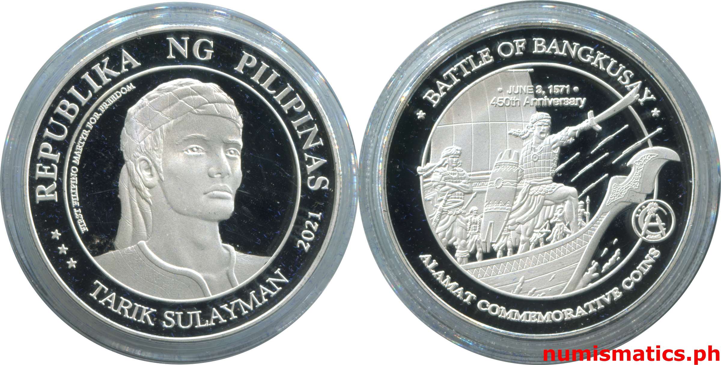 2021 Tarik Sulayman Battle of Bangkusay 450th Anniversary Medal Capsule