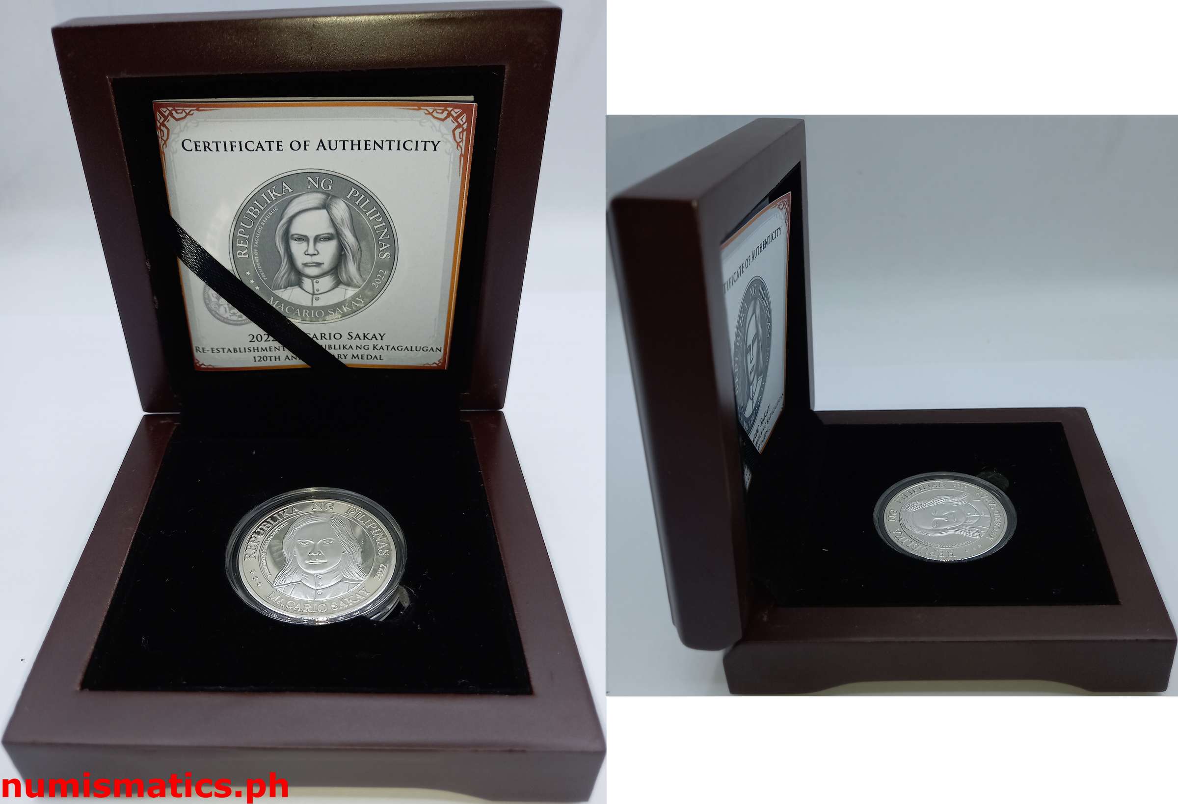 2022 Macario Sakay Re-Establishment of Republika ng Katagalugan 120th Anniversary Medal Box 1