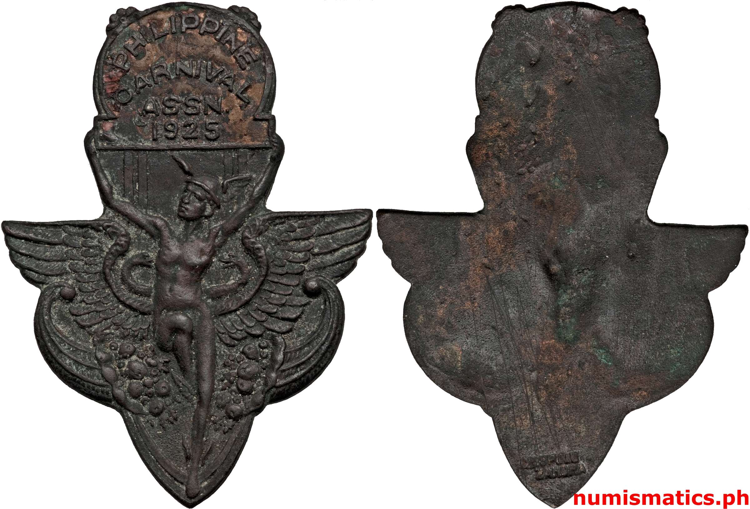 1925 Philippine Carnival Association Medal Bronze