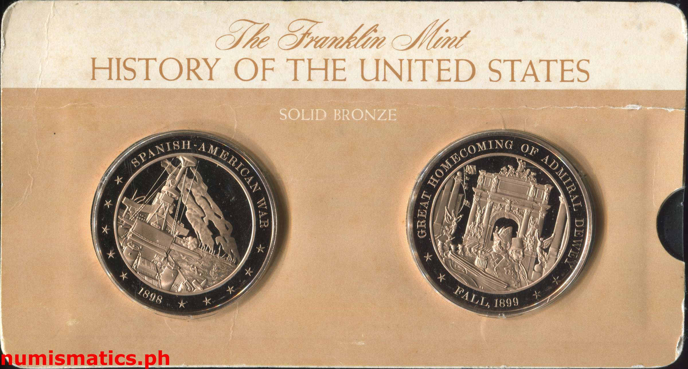 1973 History of the United States Medal Set Obverse