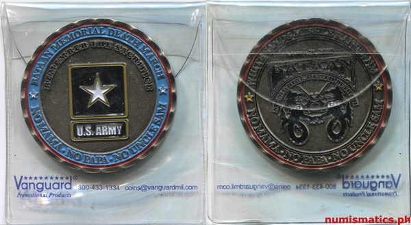 2010 Bataan Memorial Death March Challenge Coin Sleeve