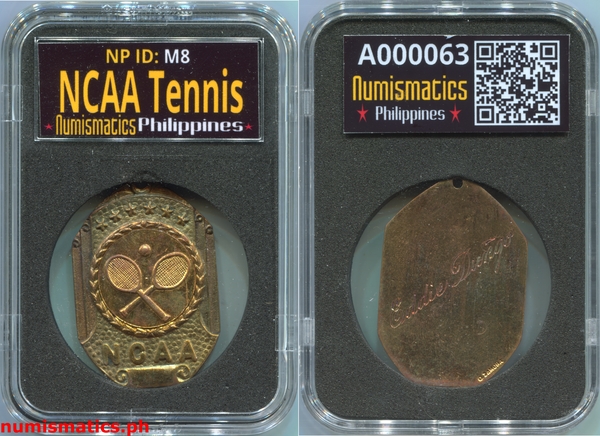 1950's NCAA Tennis Medal A000063 Slab