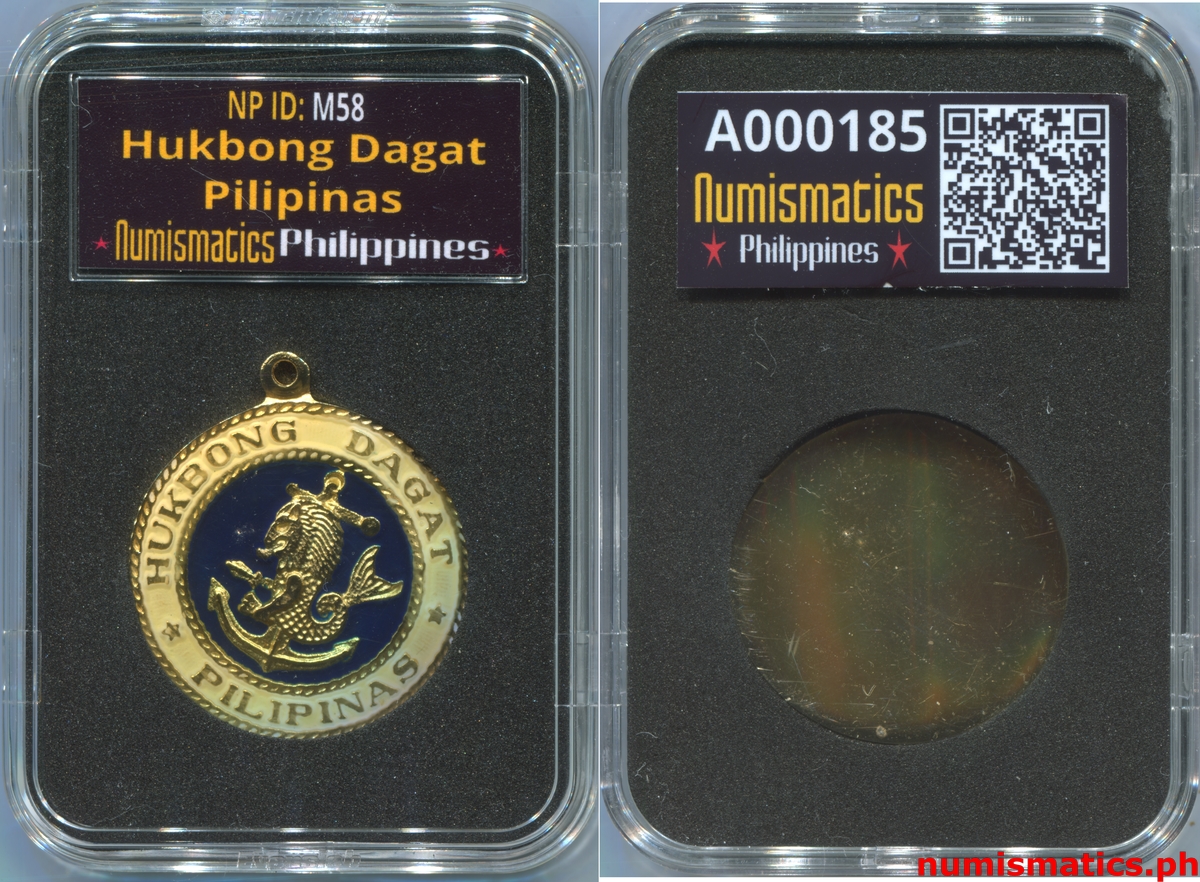 Hukbong Dagat Pilipinas Medal Keychain A000185 Slab