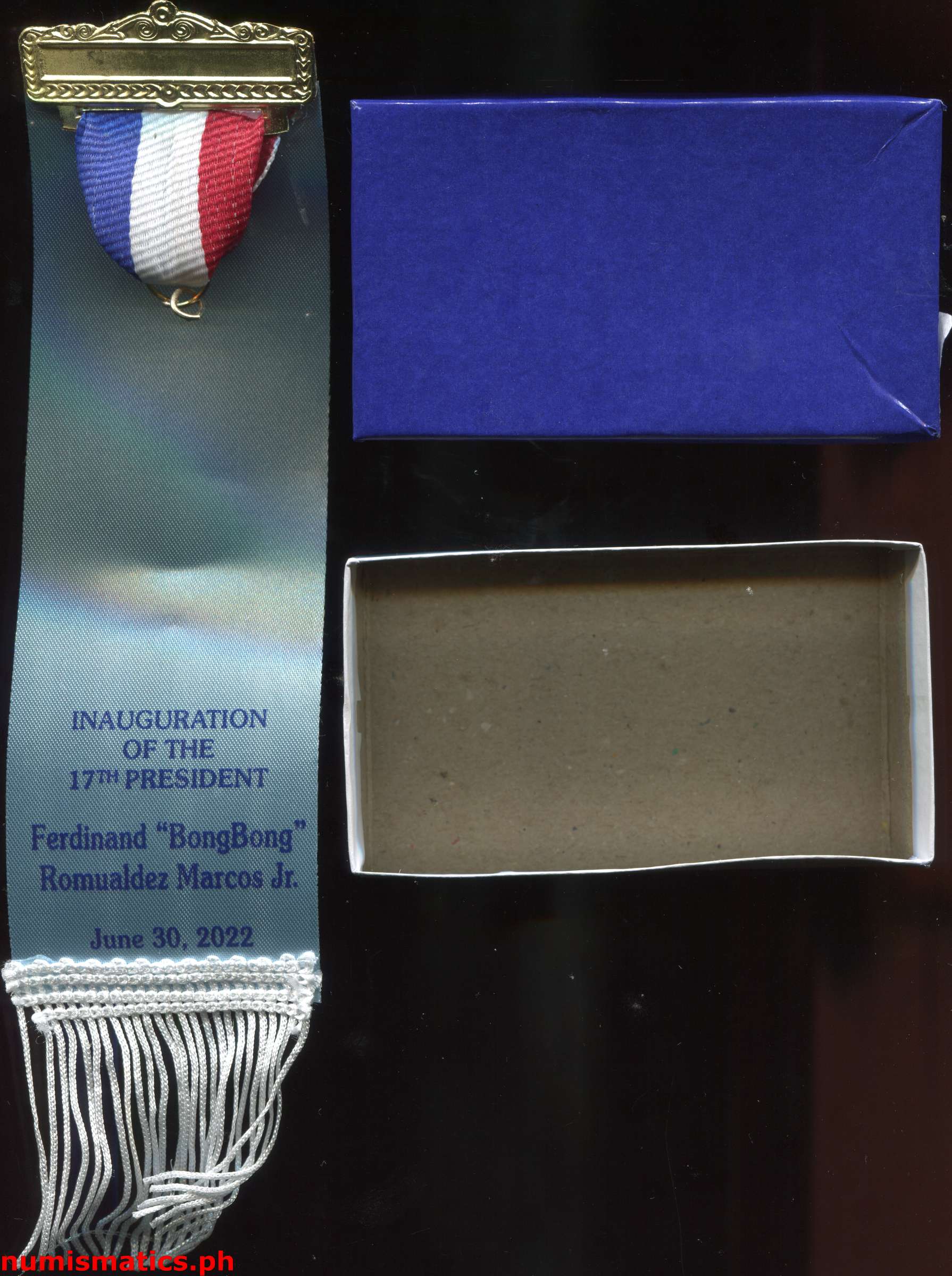 2022 Ferdinand Bongbong Romualdez Marcos Jr. Medal A000271 Packaging