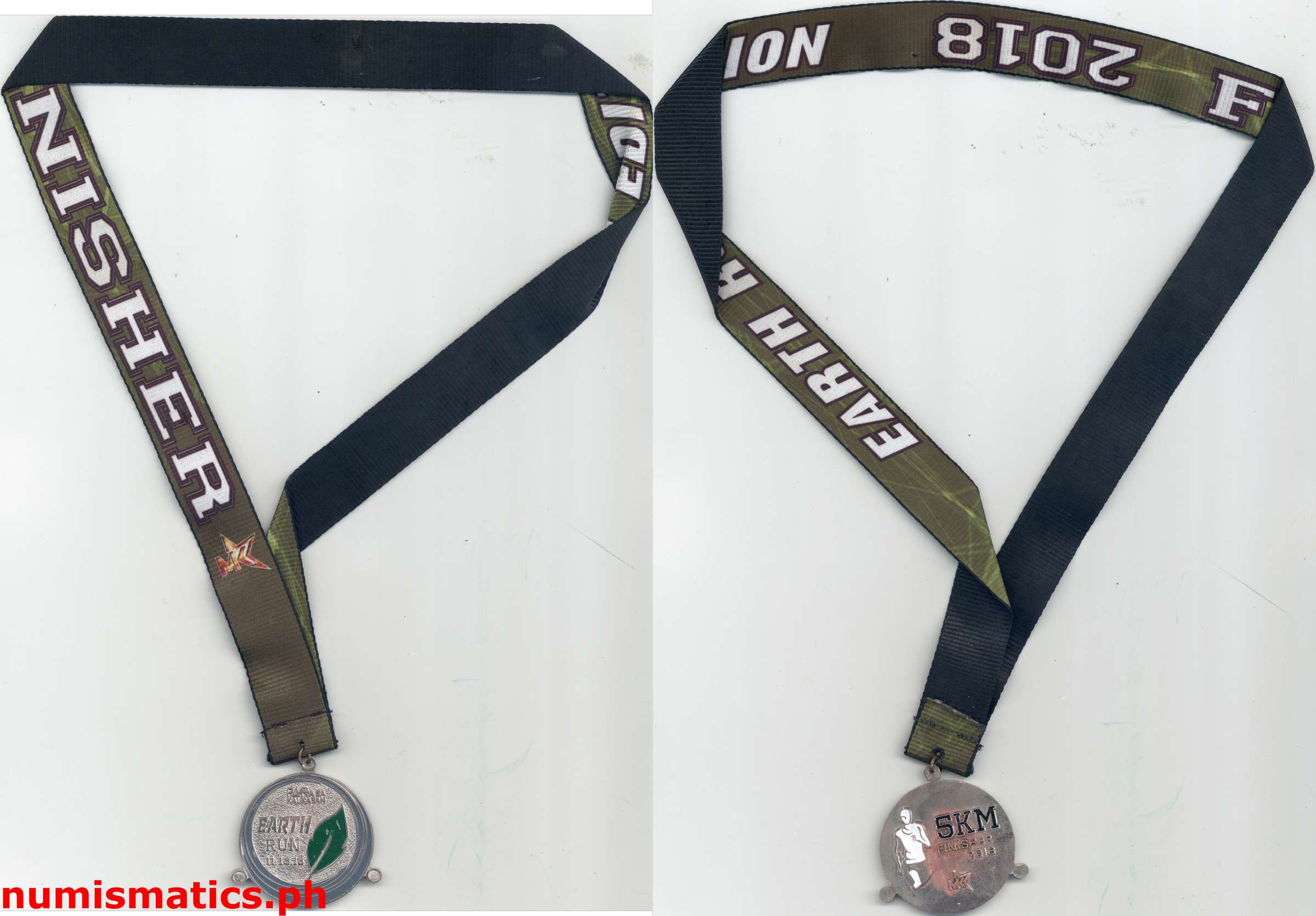 2018 Para Sa Kalikasan 5Km Finisher Medal Ribbon