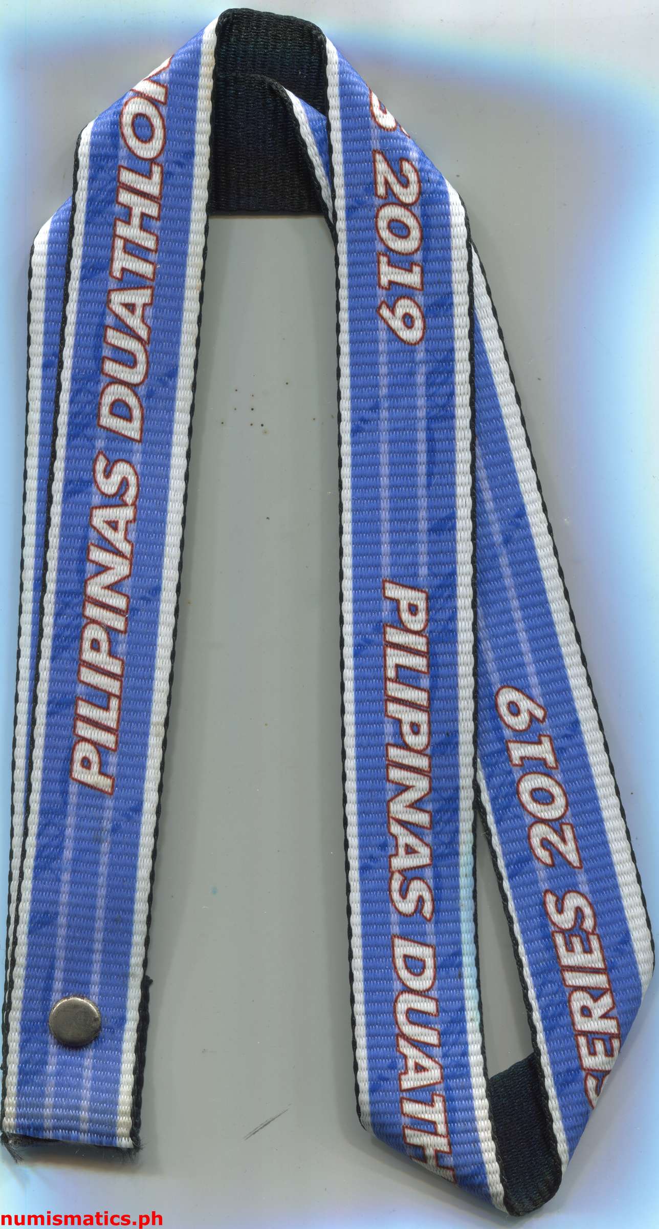 2019 Pilipinas Duathlon Series Finisher Medal A000318 Ribbon