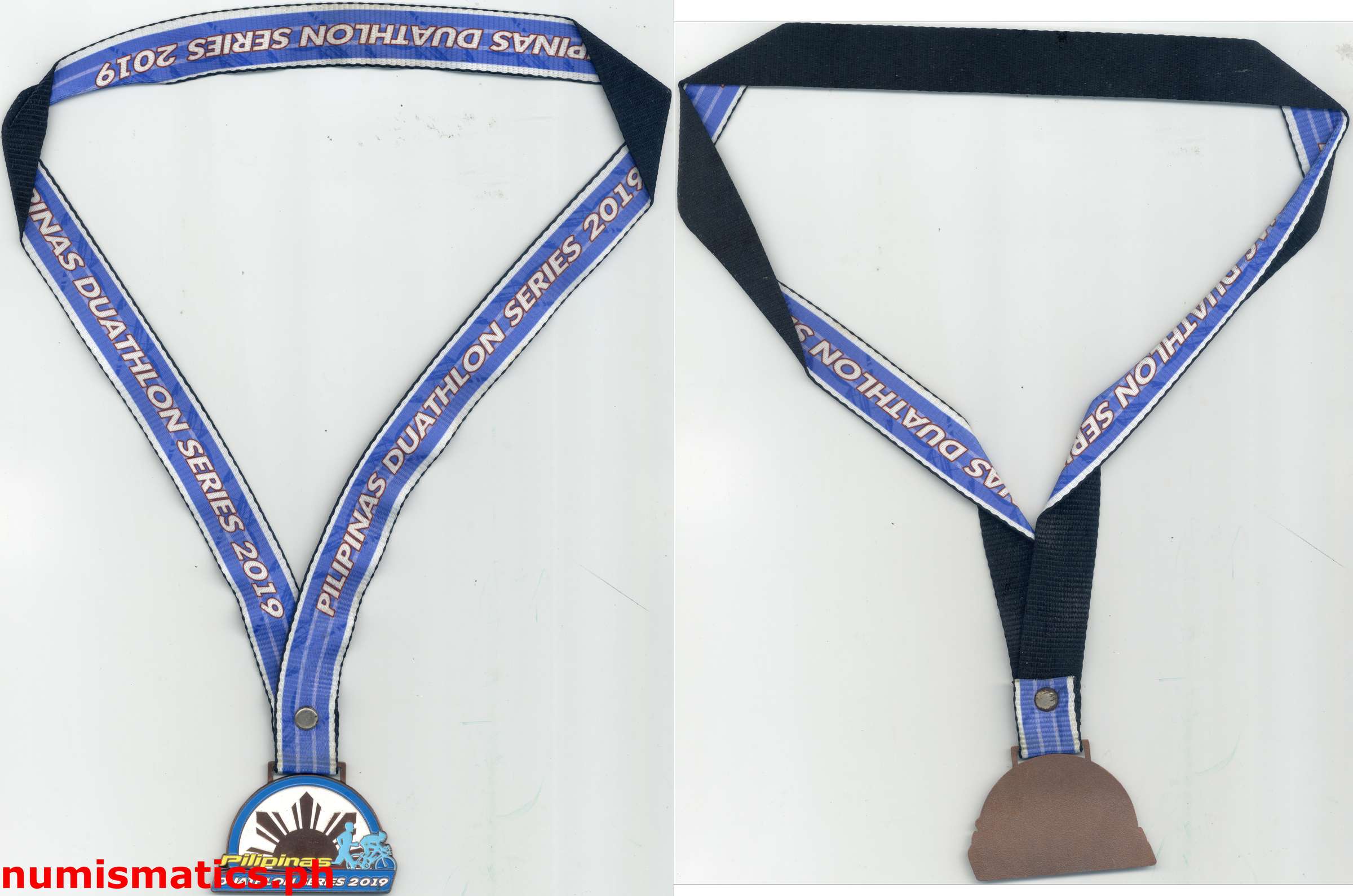 2019 Pilipinas Duathlon Series Finisher Medal Ribbon