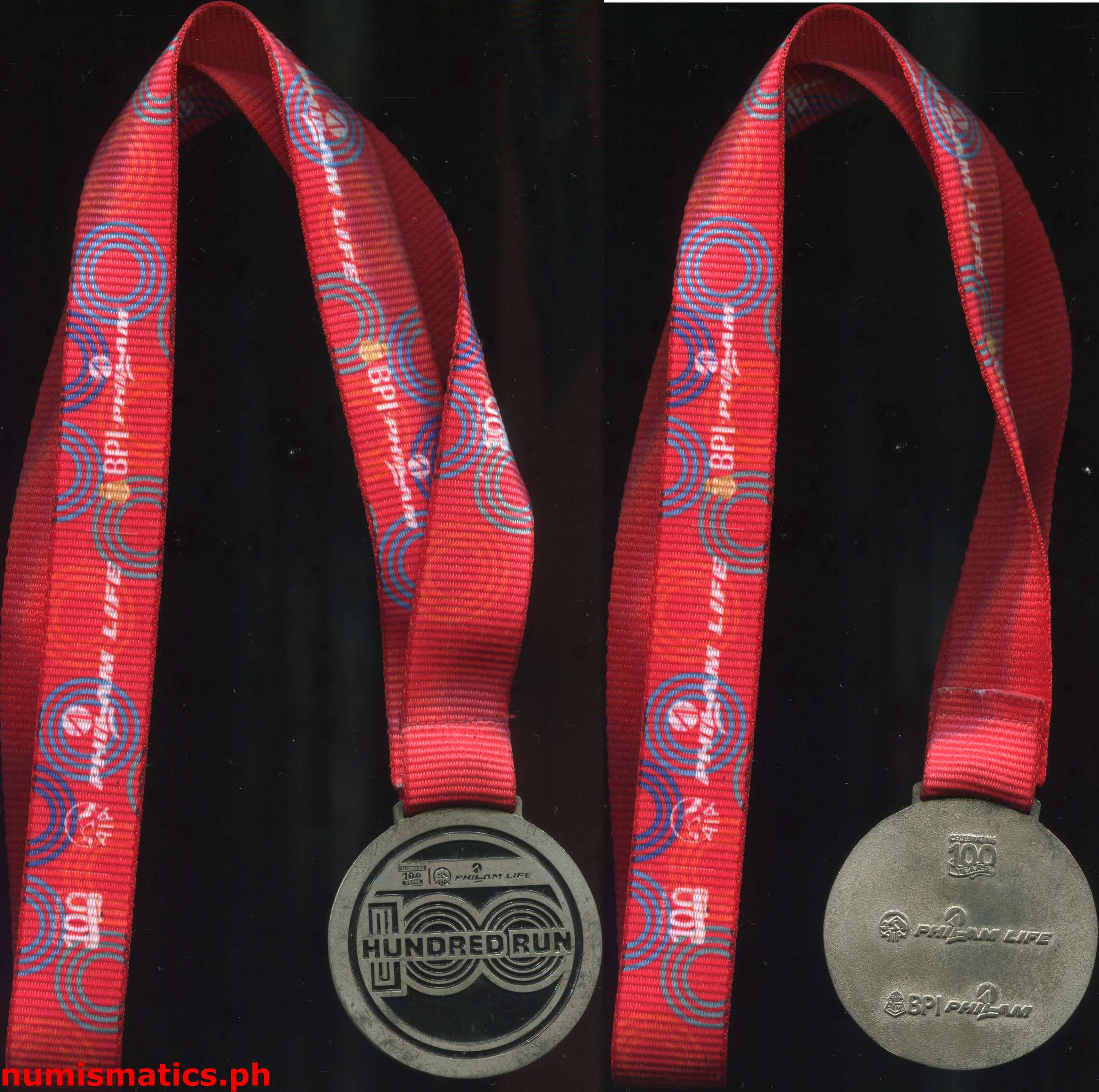 (2019) AIA Philam Life Hundred Run Medal Ribbon