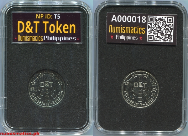 D&T Arcade Gaming Token A000018 Slab