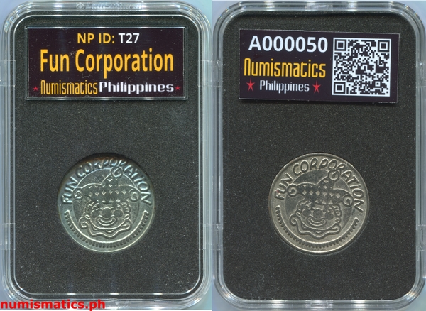 Fun Corporation Arcade Gaming Token A000050 Slab