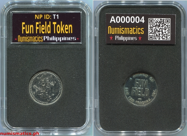 Fun Field Arcade Gaming Token A000004 Slab