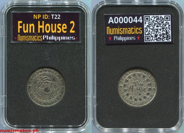 Fun House 2 Arcade Gaming Token A000044 Slab