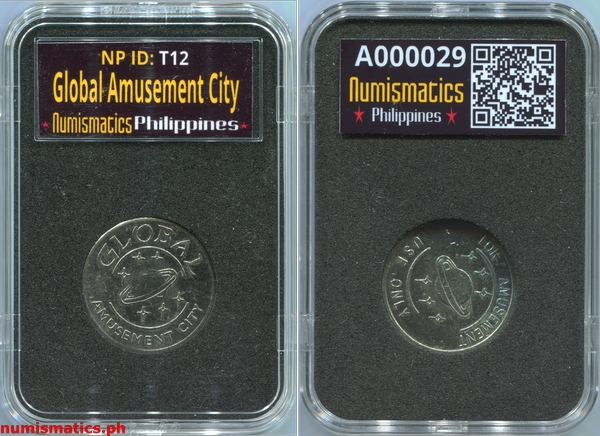 Global Amusement City Gaming Token A000029 Slab