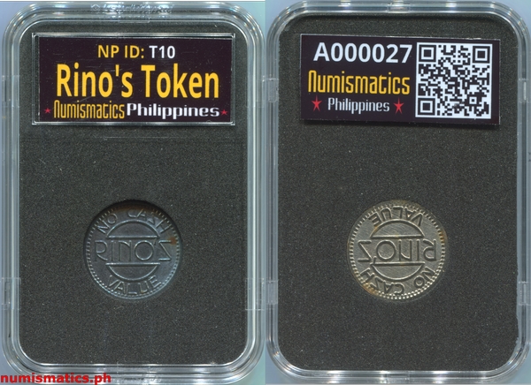 Rino's Arcade Gaming Token A000027 Slab