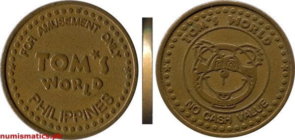 Tom's World Philippines 2 Arcade Gaming Token