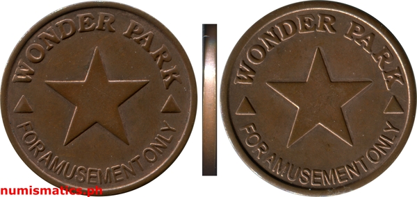 Wonder Park Small Brown Amusement Gaming Token