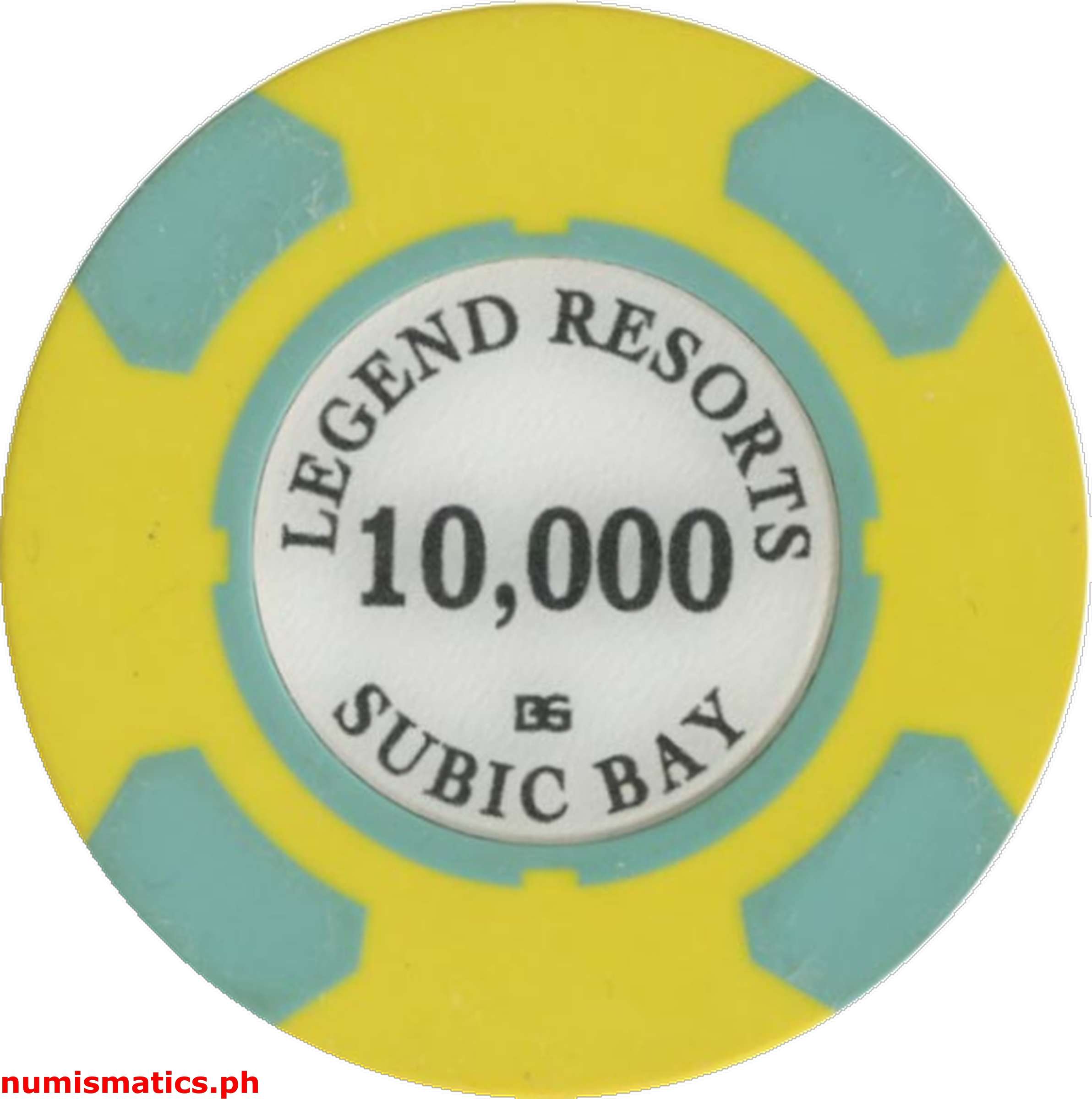 10000 Subic Legend Resorts Casino Chip