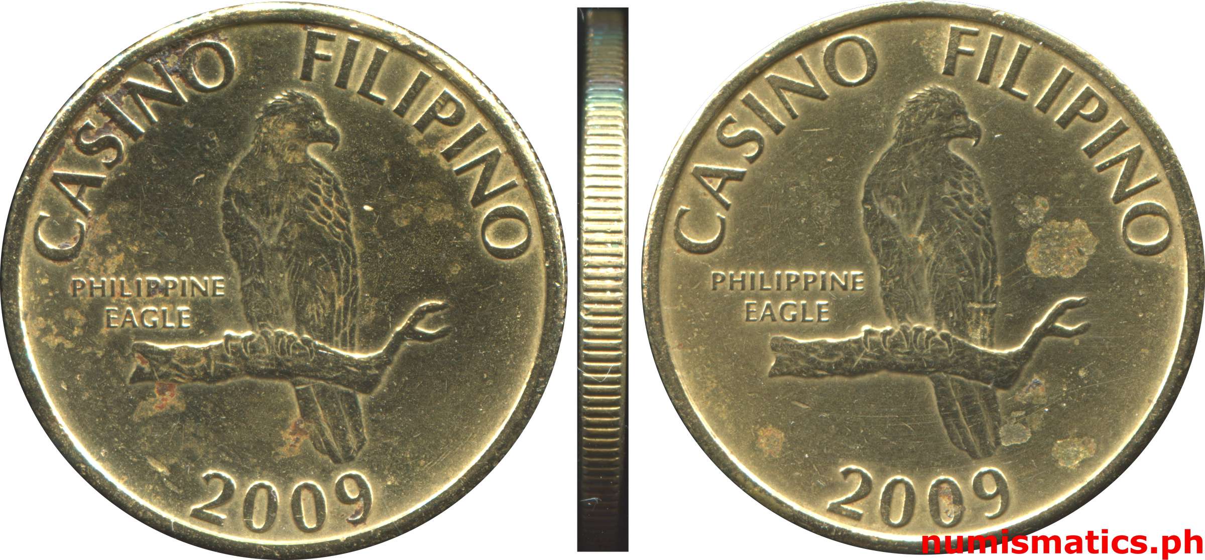 2009 Casino Filipino Philippine Eagle Token