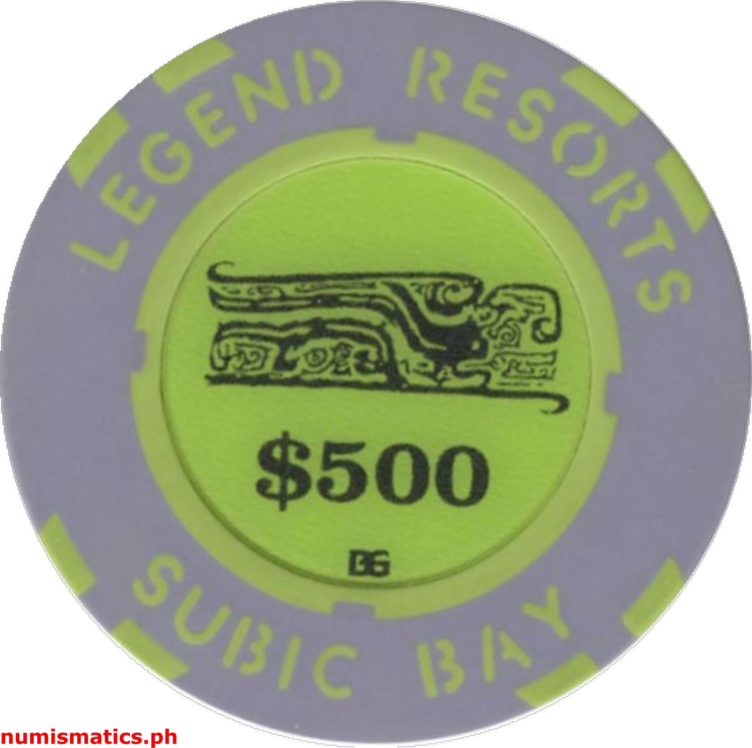 $500 Legend Resorts Casino Chip