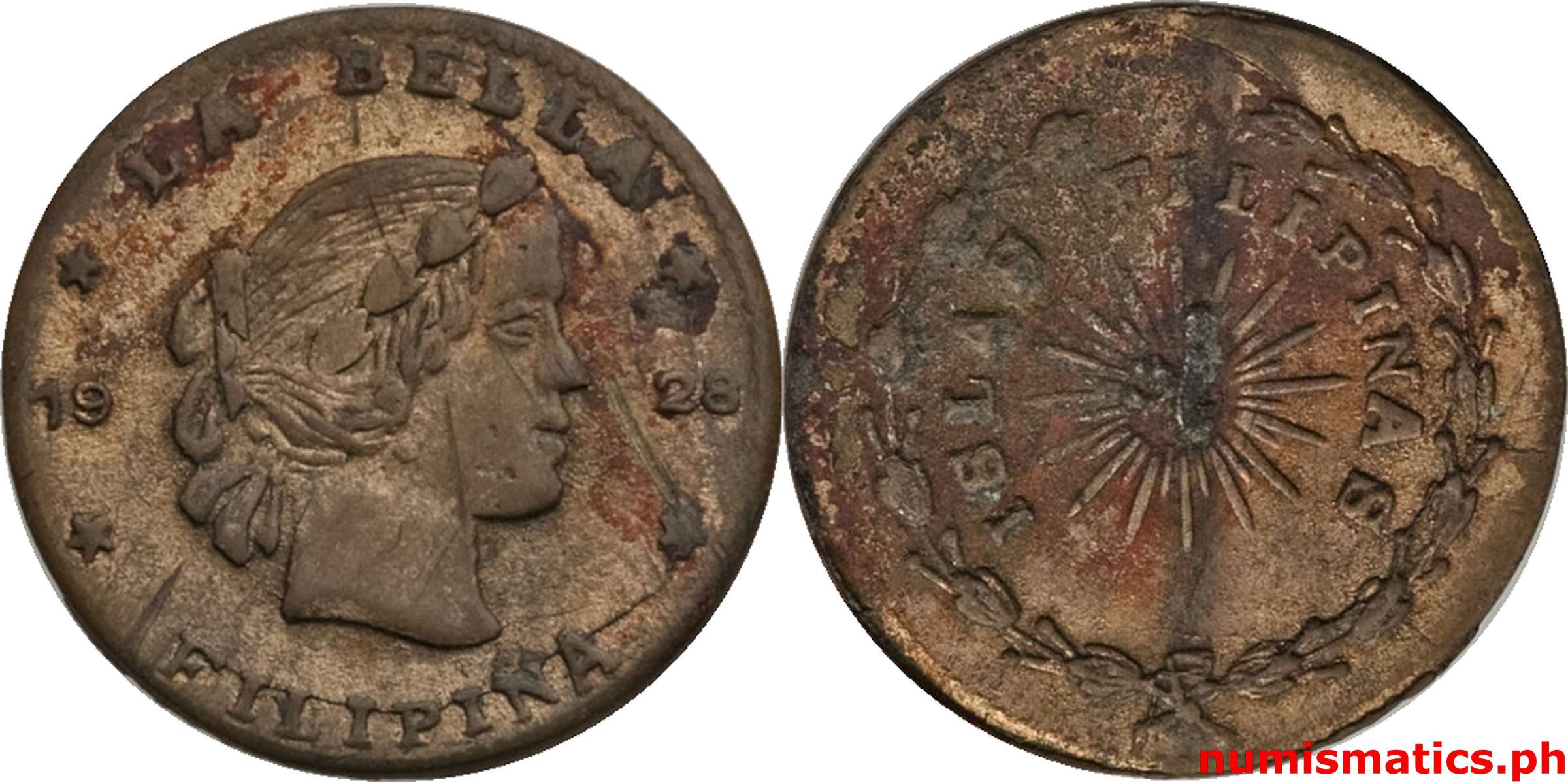 1928 La Bella Islas Filipinas Advertising Token